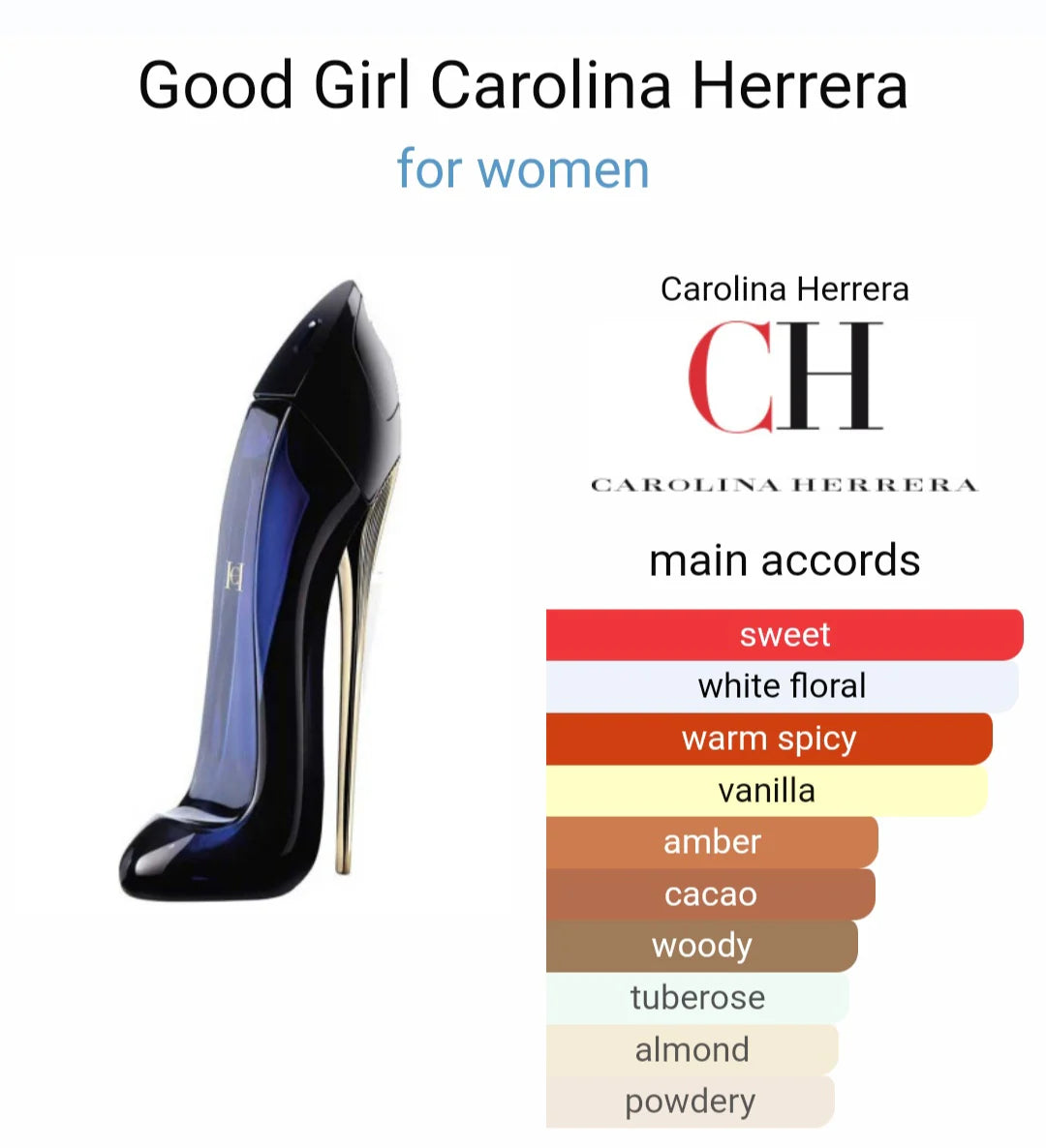 Carollina Herreraa Good Girl For Women Eau De perfume (100ml) (Senze)